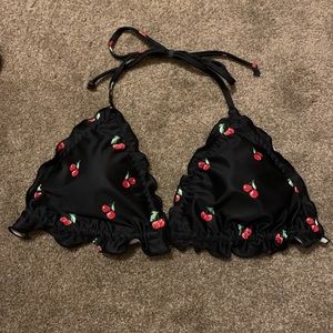 Cherry bikini top